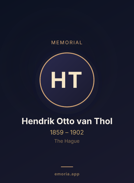 Memorial portrait of Hendrik Otto van Thol