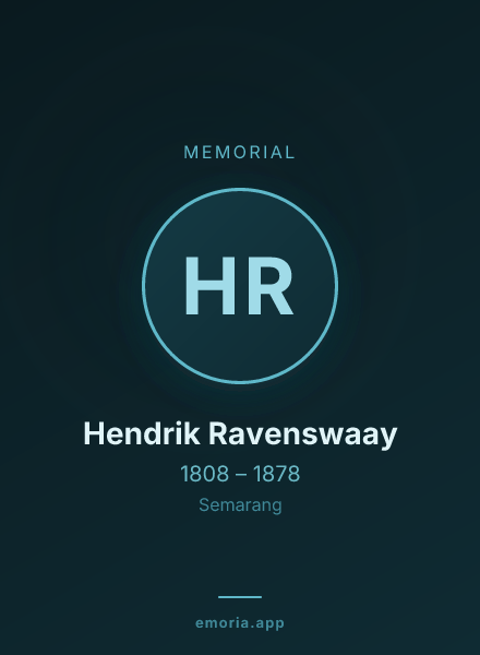 Memorial portrait of Hendrik Ravenswaay