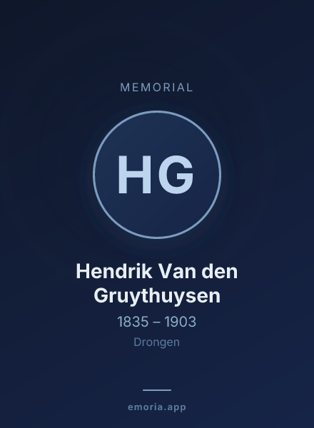 Memorial portrait of Hendrik Van den Gruythuysen