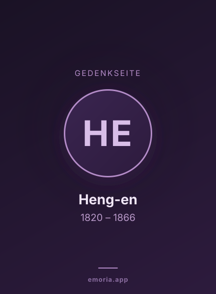 Gedenkportrait von Heng-en