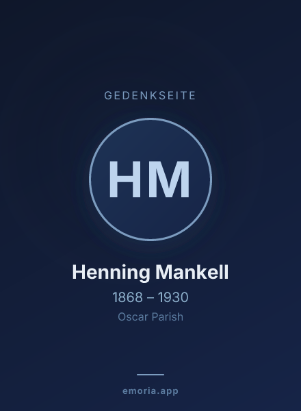 Gedenkportrait von Henning Mankell