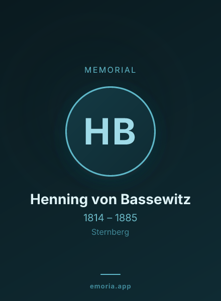 Memorial portrait of Henning von Bassewitz