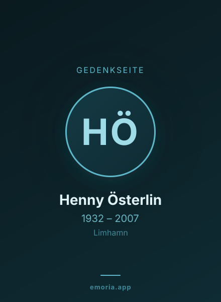 Gedenkportrait von Henny Österlin