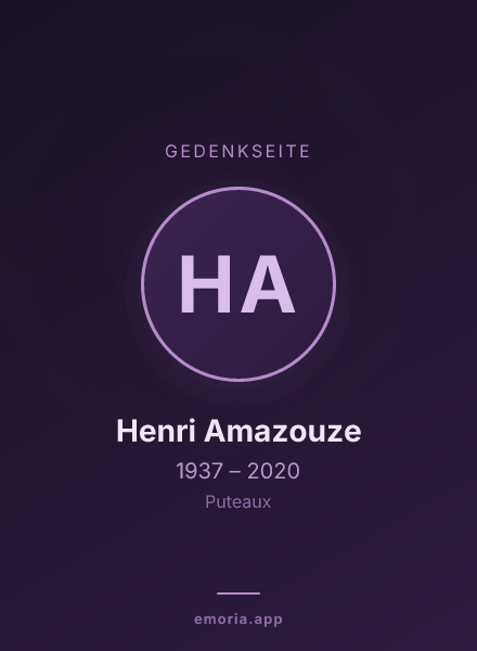 Gedenkportrait von Henri Amazouze