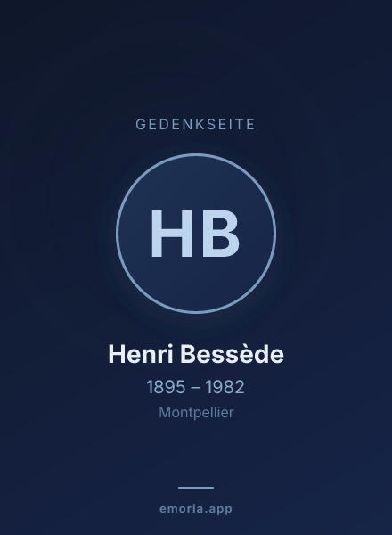Gedenkportrait von Henri Bessède