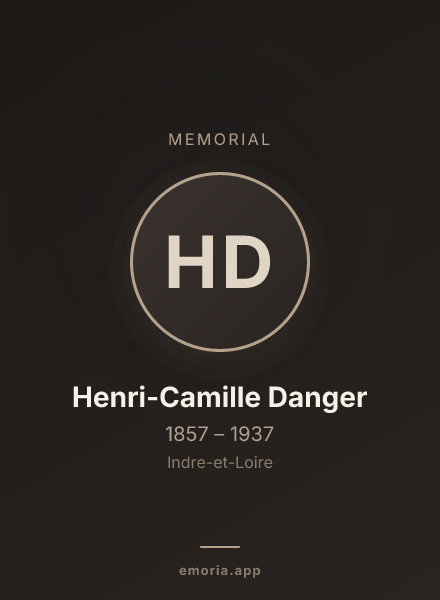 Memorial portrait of Henri-Camille Danger