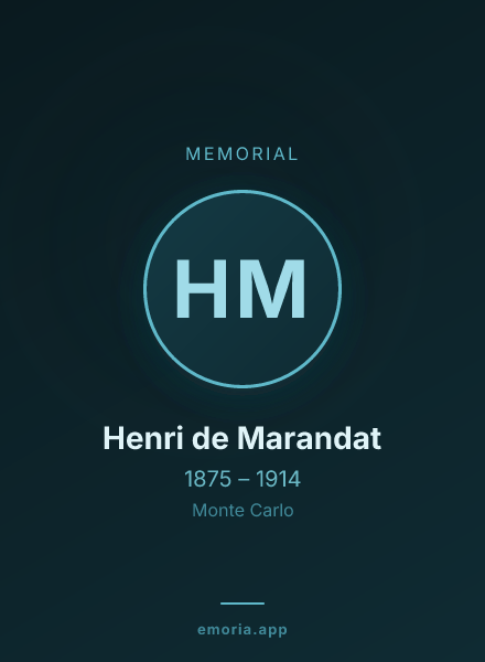 Memorial portrait of Henri de Marandat