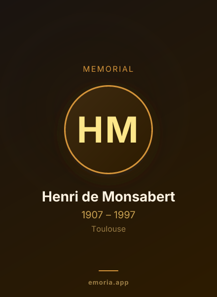 Memorial portrait of Henri de Monsabert