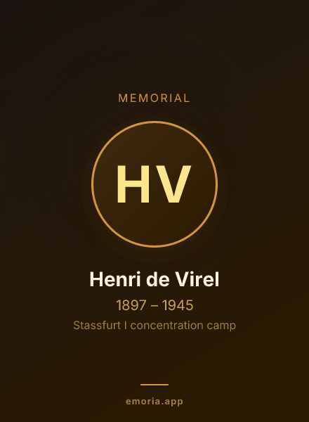 Memorial portrait of Henri de Virel