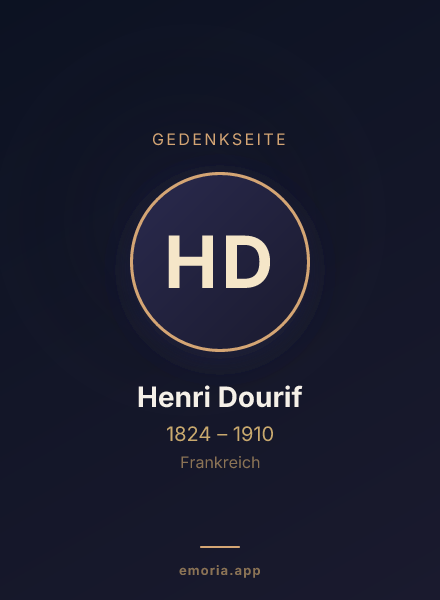 Gedenkportrait von Henri Dourif