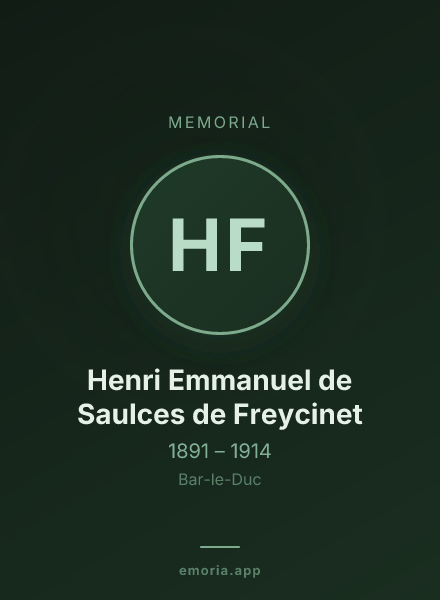 Memorial portrait of Henri Emmanuel de Saulces de Freycinet