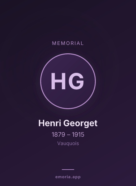 Memorial portrait of Henri Georget