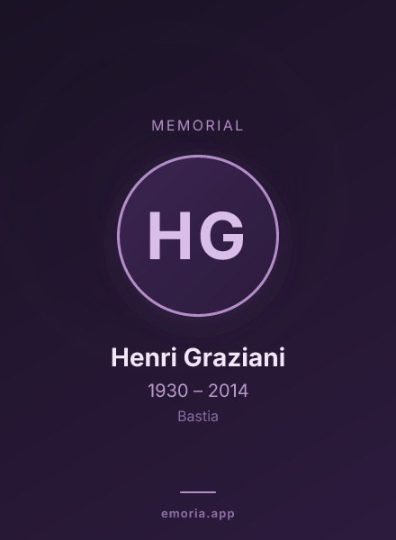 Memorial portrait of Henri Graziani