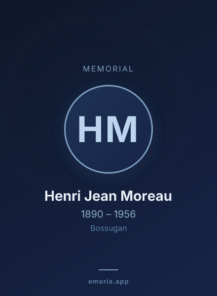 Memorial portrait of Henri Jean Moreau