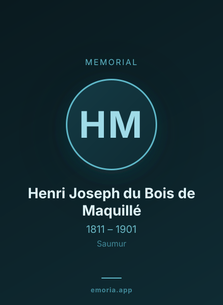 Memorial portrait of Henri Joseph du Bois de Maquillé
