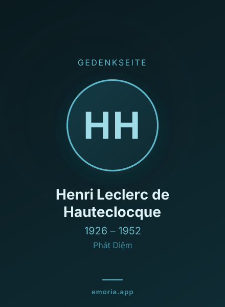 Gedenkportrait von Henri Leclerc de Hauteclocque