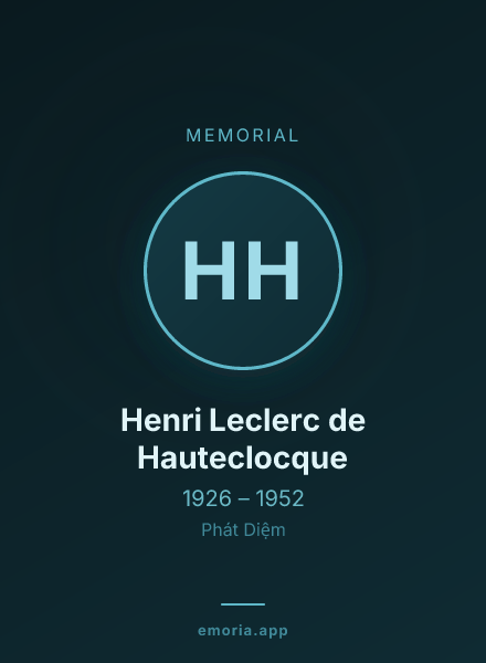 Memorial portrait of Henri Leclerc de Hauteclocque