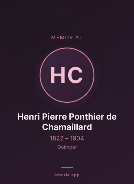 Memorial portrait of Henri Pierre Ponthier de Chamaillard