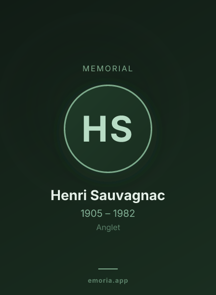 Memorial portrait of Henri Sauvagnac