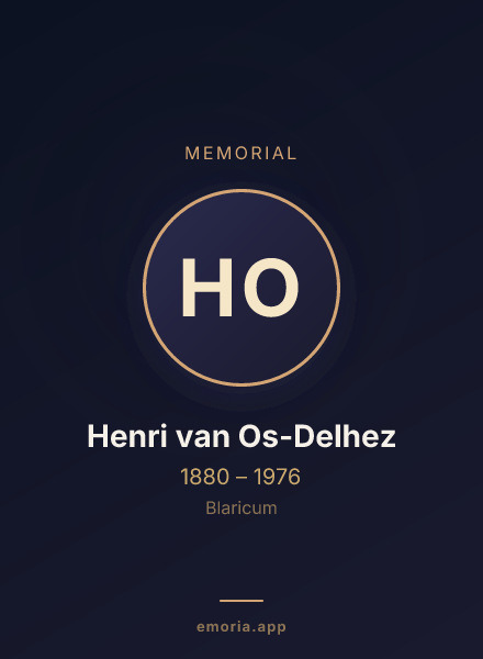 Memorial portrait of Henri van Os-Delhez