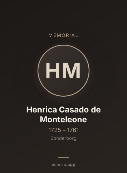 Memorial portrait of Henrica Casado de Monteleone