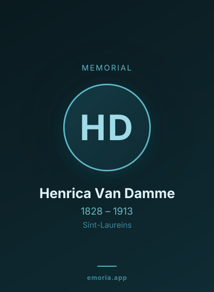 Memorial portrait of Henrica Van Damme