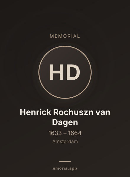 Memorial portrait of Henrick Rochuszn van Dagen