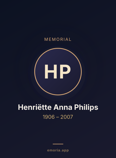 Memorial portrait of Henriëtte Anna Philips