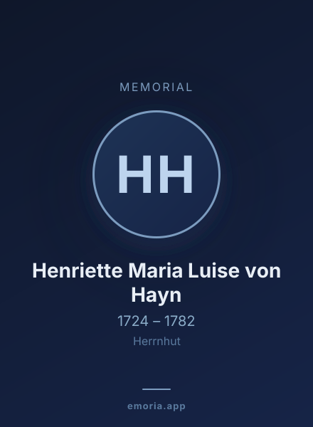 Memorial portrait of Henriette Maria Luise von Hayn