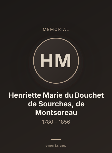 Memorial portrait of Henriette Marie du Bouchet de Sourches, de Montsoreau