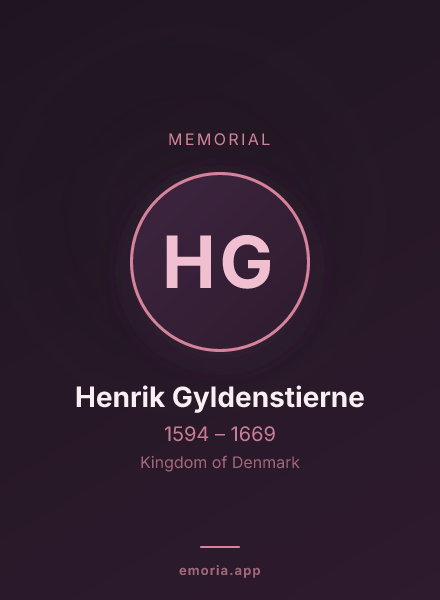 Memorial portrait of Henrik Gyldenstierne