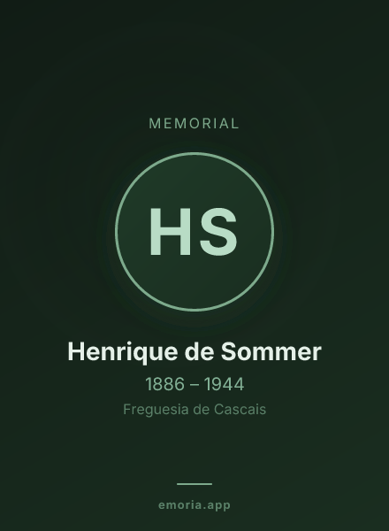 Memorial portrait of Henrique de Sommer
