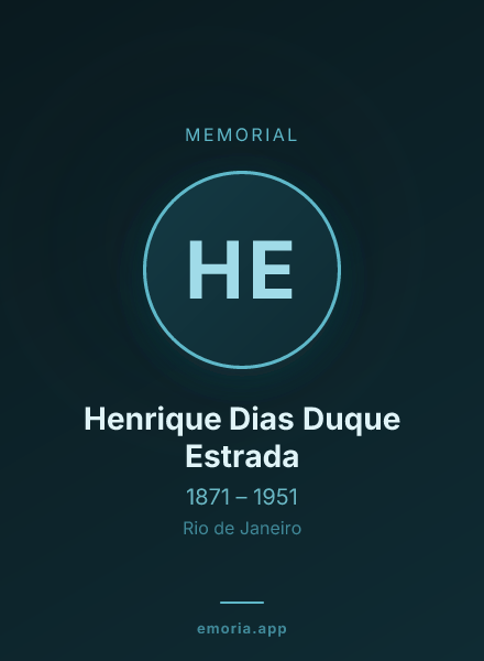 Memorial portrait of Henrique Dias Duque Estrada
