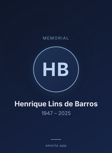 Memorial portrait of Henrique Lins de Barros