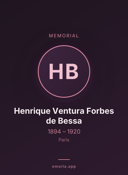 Memorial portrait of Henrique Ventura Forbes de Bessa