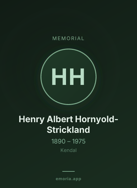 Memorial portrait of Henry Albert Hornyold-Strickland