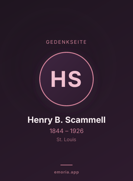Gedenkportrait von Henry B. Scammell