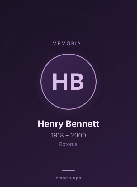 Memorial portrait of Henry Bennett