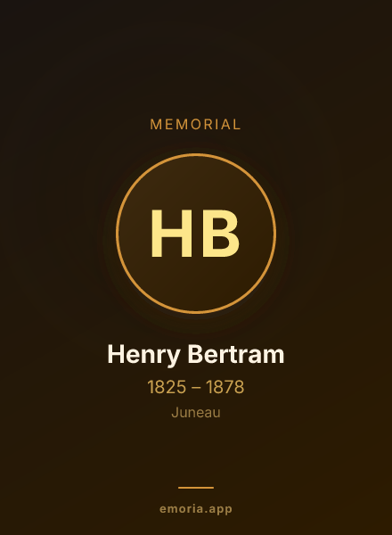 Memorial portrait of Henry Bertram