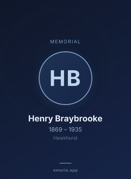 Memorial portrait of Henry Braybrooke