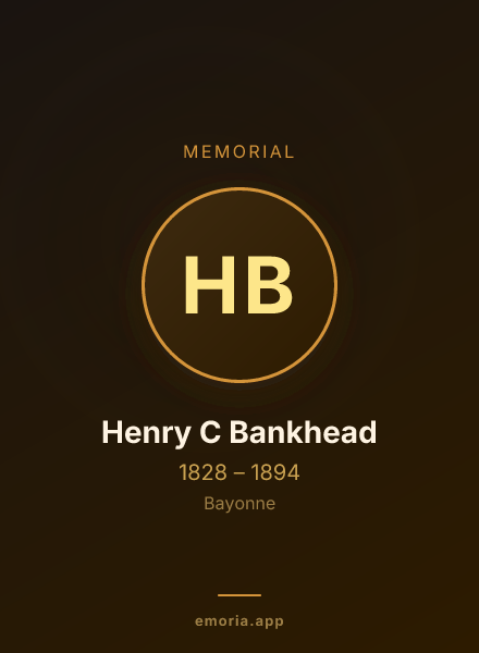 Memorial portrait of Henry C Bankhead