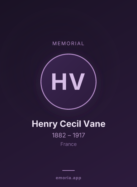 Memorial portrait of Henry Cecil Vane