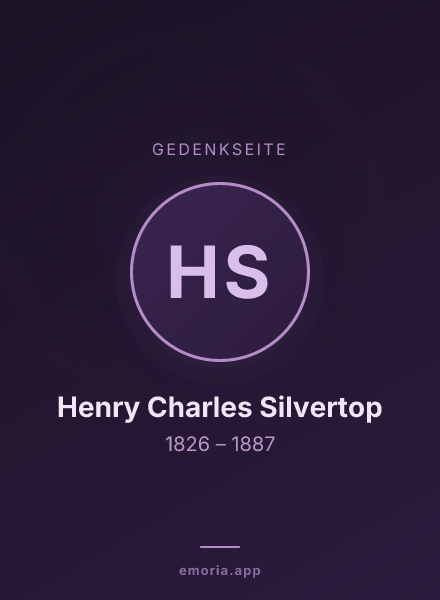 Gedenkportrait von Henry Charles Silvertop