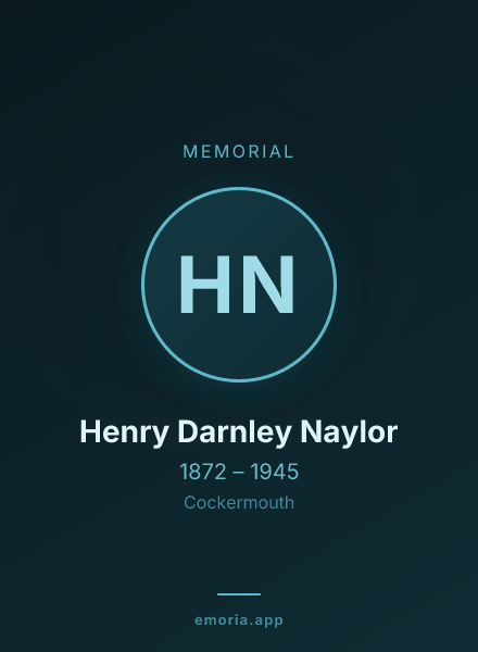 Memorial portrait of Henry Darnley Naylor