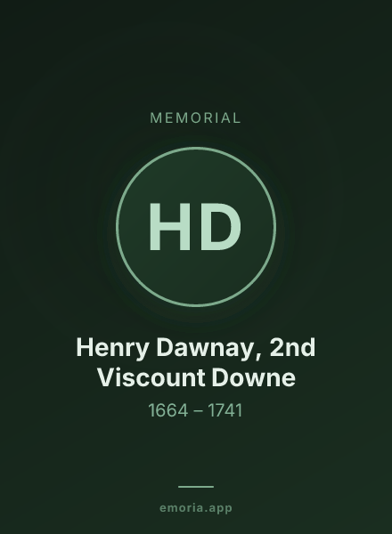 Memorial portrait of Henry Dawnay, 2nd Viscount Downe