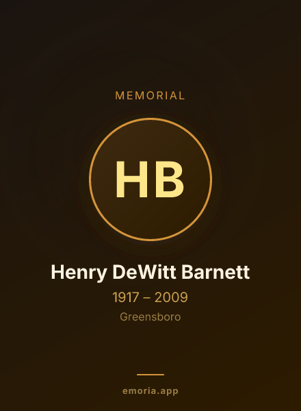 Memorial portrait of Henry DeWitt Barnett