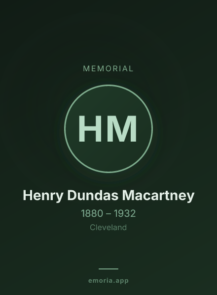 Memorial portrait of Henry Dundas Macartney