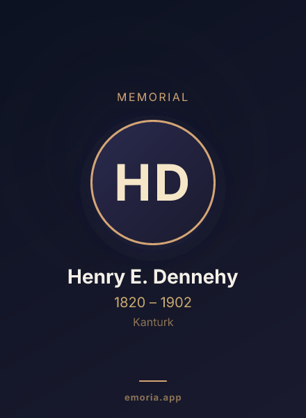 Memorial portrait of Henry E. Dennehy