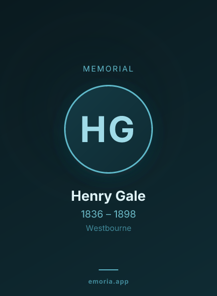 Memorial portrait of Henry Gale