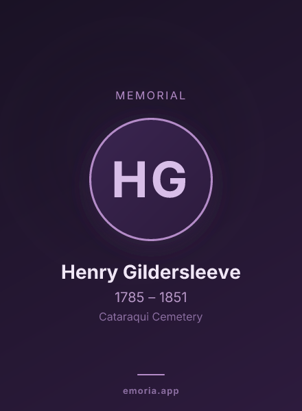 Memorial portrait of Henry Gildersleeve
